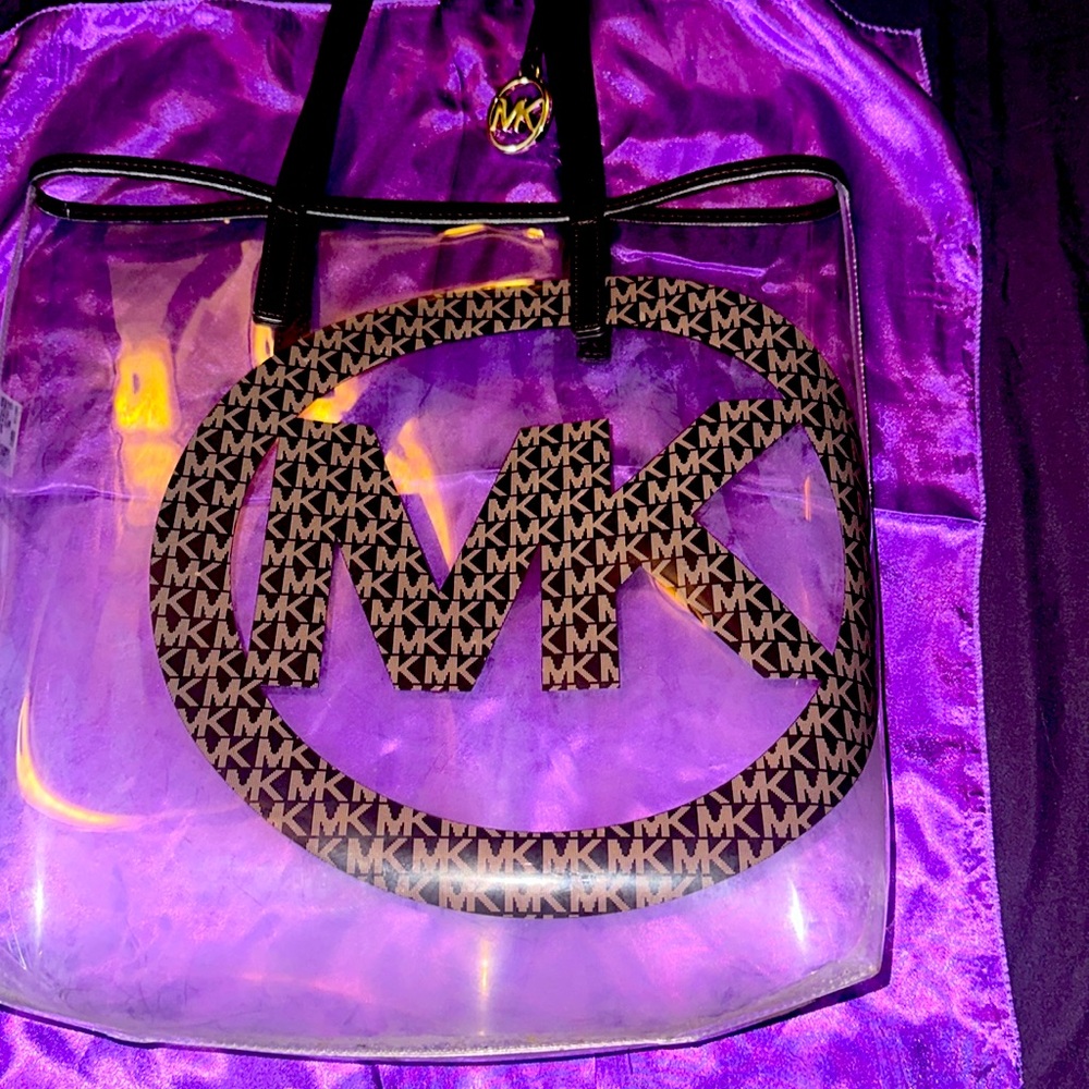 MK clear vinyl bag
